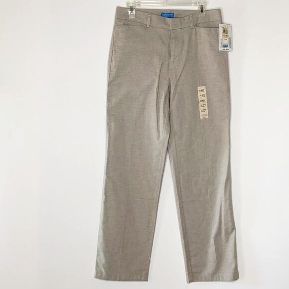 Dockers Metro Pant Nouveau Fit Extra Inch Individual Fit Waistband 10 Med NEW - Picture 1 of 6